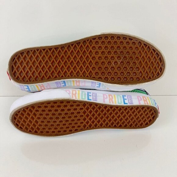 Vans High Top Pride Canvas Skateboard Sneakers Multi Color Womens  10 - Picture 16 of 16